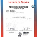 Certificato UNI EN ISO 3834 - 2024